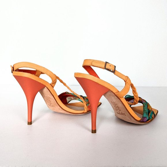 Hype Heeled Leather Sandals - Picture 6 of 15